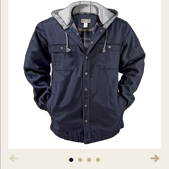 Duluth Trading Co Other - Men's Fire Hose Standard Fit Hooded Limber Jac jacket thick work shirt xl